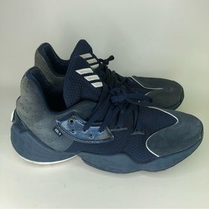 Adidas  James Harden Vol. 4  Basketball Shoe Mens Size 11 Blue/Navy/White EF9657